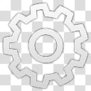 Devine Icons Part , white gear illustration transparent background PNG clipart