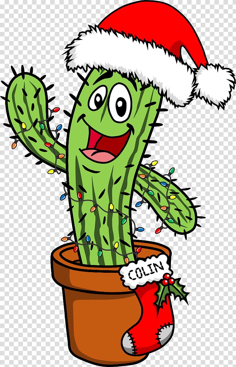 Christmas Drawing, Cactus, Schlumbergera, Christmas Day, Prickly Pear, Succulent Plant, Saguaro, Cartoon transparent background PNG clipart