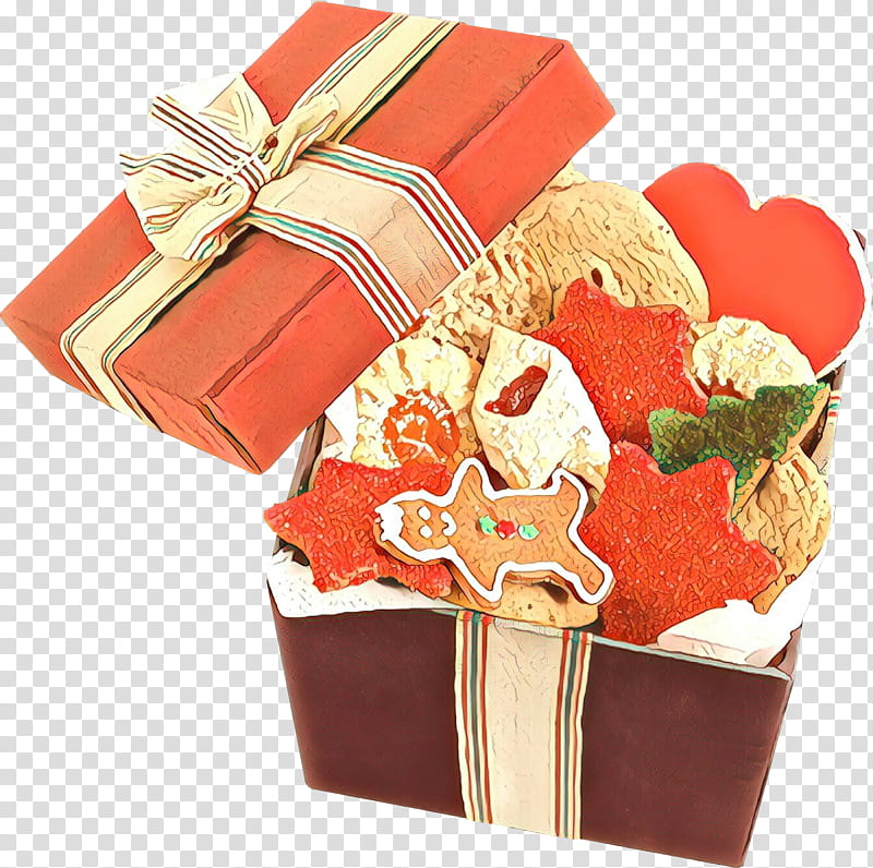 present food gift basket transparent background PNG clipart