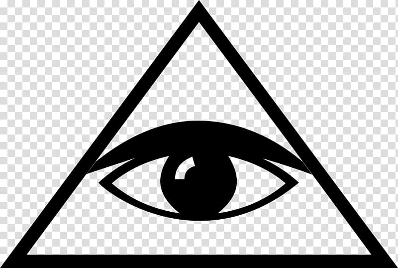 Eye Symbol, Eye Of Providence, Illuminati, Human Eye, God, Eye Color, White, Black transparent background PNG clipart