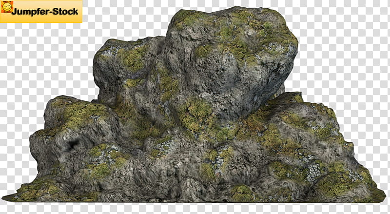 Rocks , rock with moss transparent background PNG clipart
