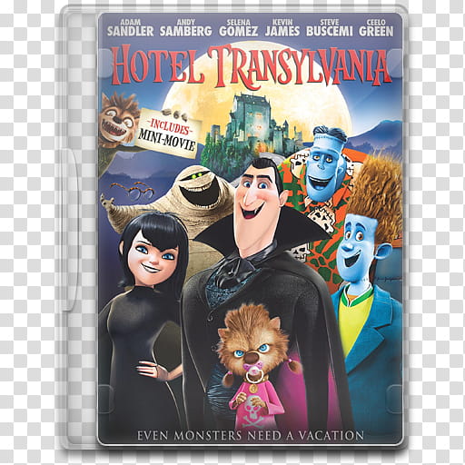Movie Icon , Hotel Transylvania, Hotel Transylvania DVD case transparent background PNG clipart