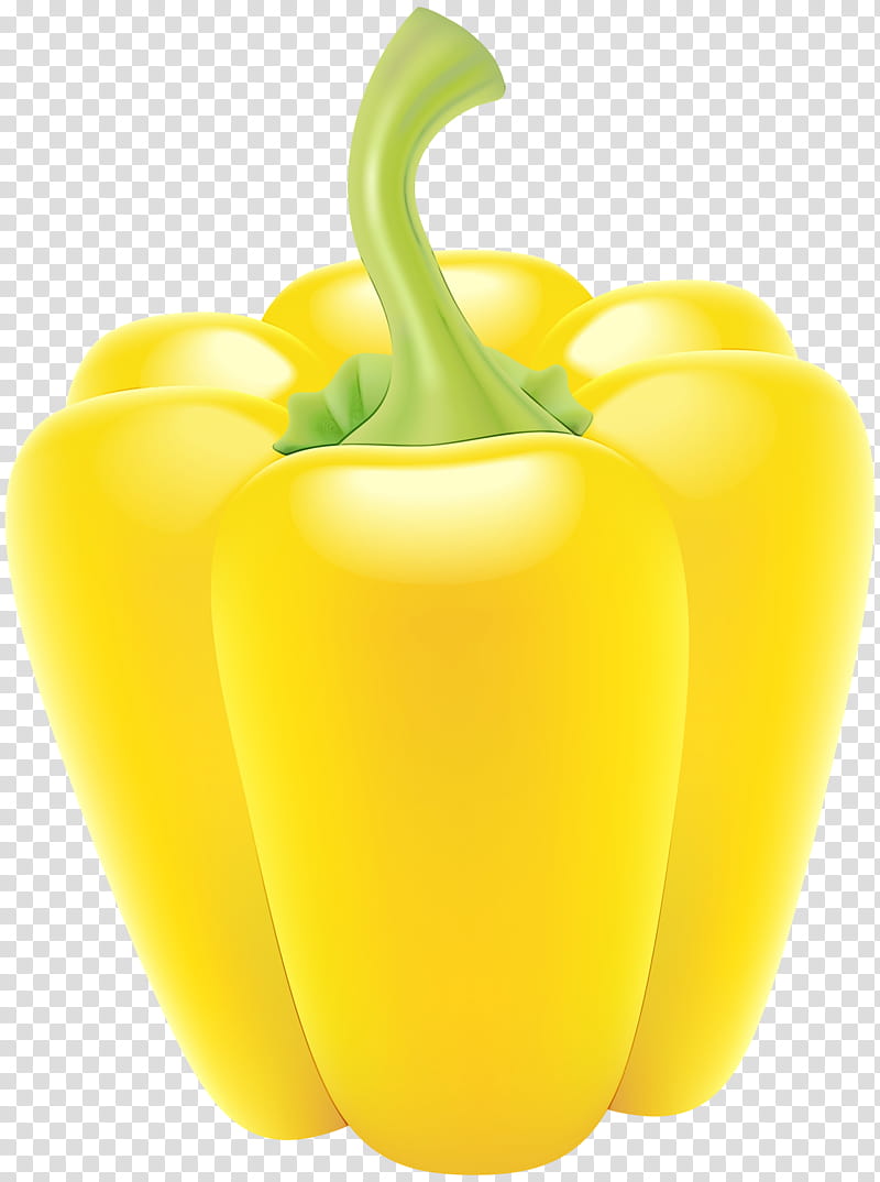 yellow pepper bell pepper pimiento natural foods yellow, Watercolor, Paint, Wet Ink, Bell Peppers And Chili Peppers, Vegetable, Capsicum, Paprika transparent background PNG clipart