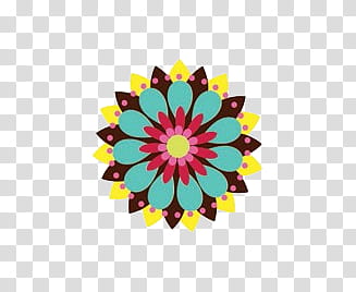 Summer , blue and multicolored flower illustration transparent background PNG clipart