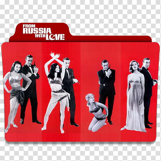 James Bond Series Folder Icons, () From Russia With Love v transparent background PNG clipart