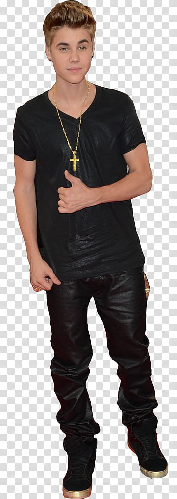Justin Bieber  S, Justin Bieber posing thumbs up hand sign transparent background PNG clipart