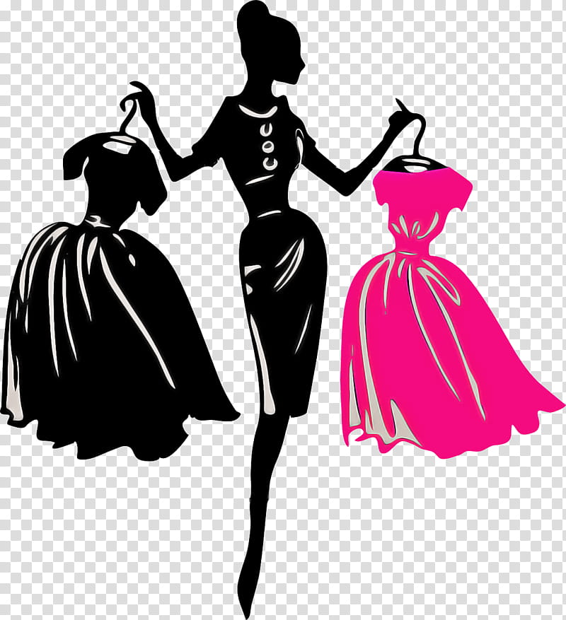 dress silhouette costume costume design dance, Countrywestern Dance, Victorian Fashion transparent background PNG clipart