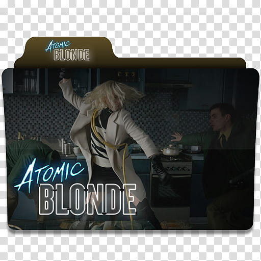 Atomic Blonde  Movie Folder Icon , AtomicBlonde_ transparent background PNG clipart