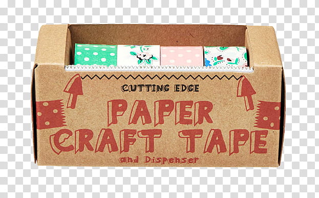 , brown paper craft tape and dispenser transparent background PNG clipart