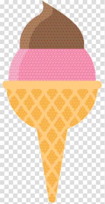 Ice Cream Cone, Ice Cream Cones, Headgear, Frozen Dessert, Pink, Dairy, Chocolate Ice Cream, Peach transparent background PNG clipart