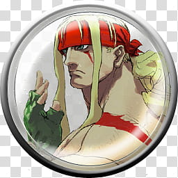 street fighter rd strike, alex bola icon transparent background PNG clipart
