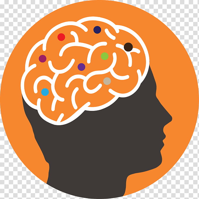 Brain, Trivia, Pub Quiz, Question, World, Medicine, Orange, Logo transparent background PNG clipart