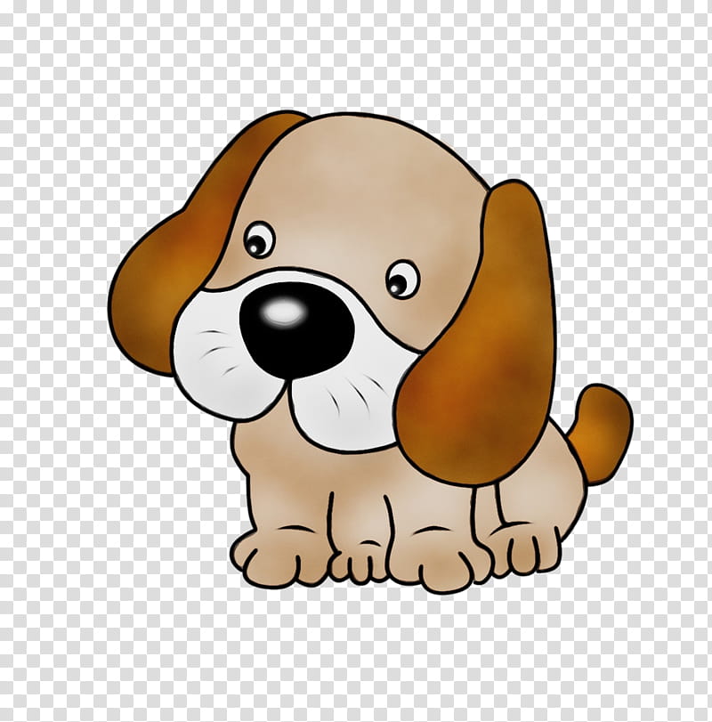 Watercolor Love, Paint, Wet Ink, Puppy, Beagle, Dog Breed, Snout, Stuffed Animals Cuddly Toys transparent background PNG clipart