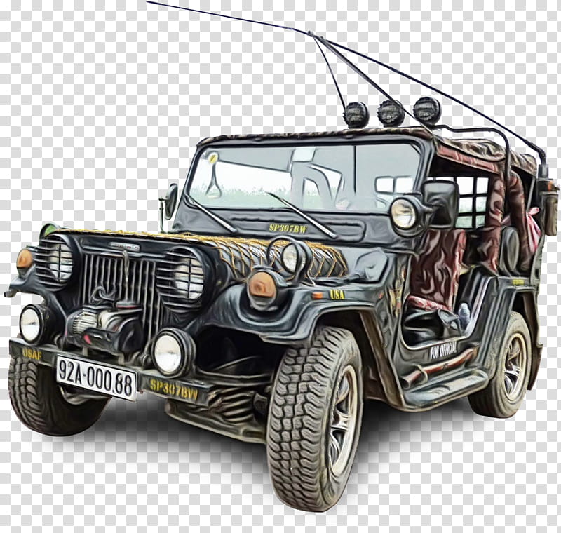 Classic Car, Jeep, Chrysler, Dodge, Ram, Offroad Vehicle, Land Vehicle, Vintage Car transparent background PNG clipart