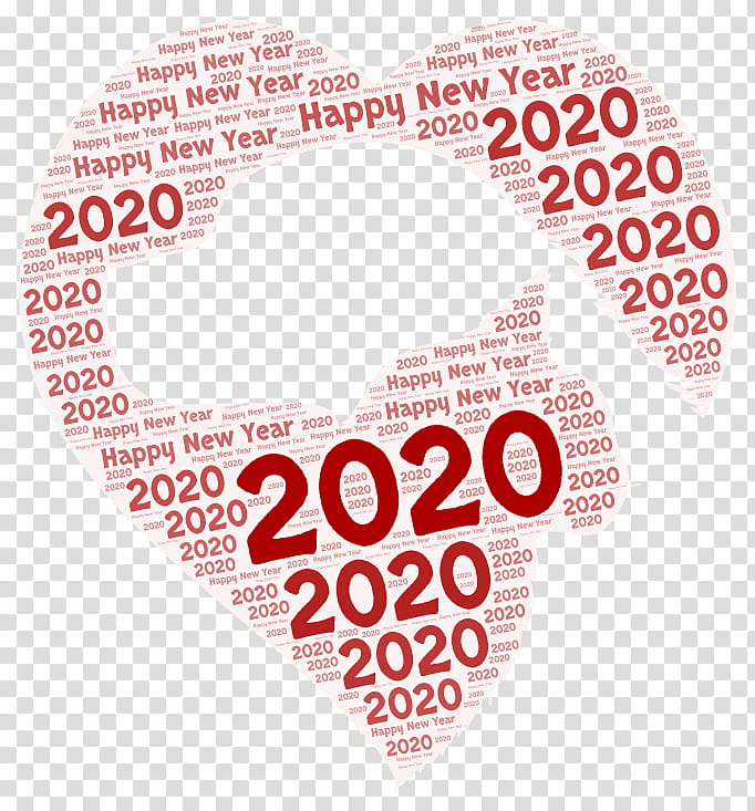 2020 Happy New Year Love, Happy New Year 2020, Logo, Brand, Heart, Valentines Day, Line, Text transparent background PNG clipart