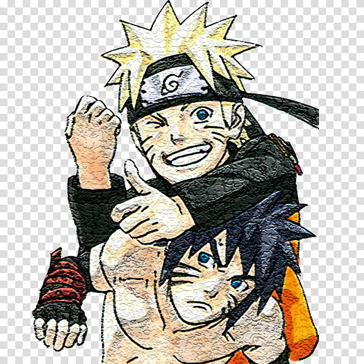 Naruto And Menma Drawing Render transparent background PNG clipart