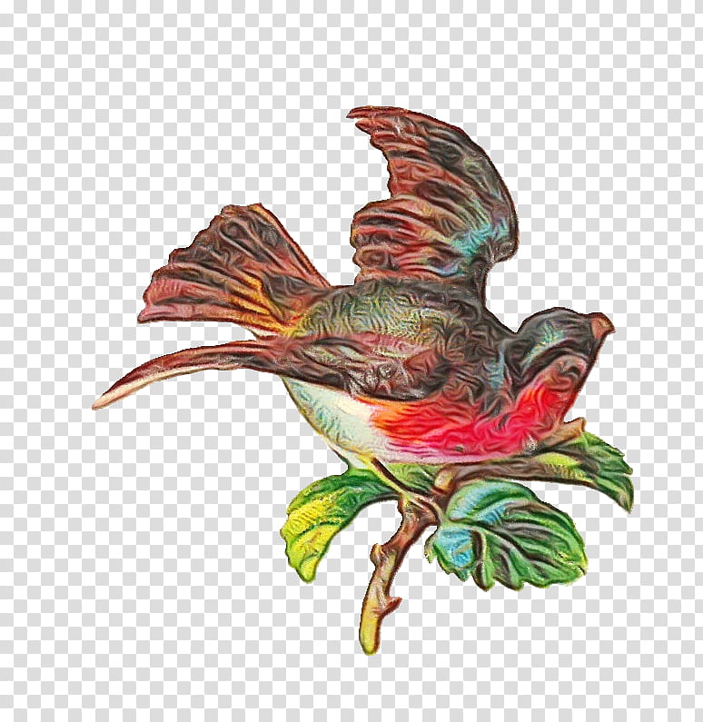 Hummingbird, Watercolor, Paint, Wet Ink, Rufous Hummingbird, Wing, Plant, Pollinator transparent background PNG clipart