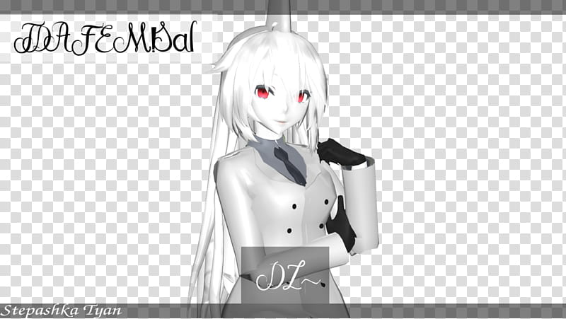 (MMD WATGBS) FEM!Sal (test model + DL), anime character illustration transparent background PNG clipart