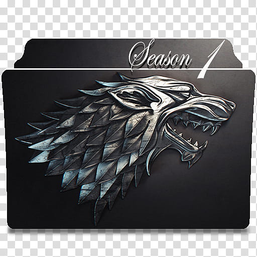 Game of Thrones season folder icons v, Game of Thrones S ( transparent background PNG clipart