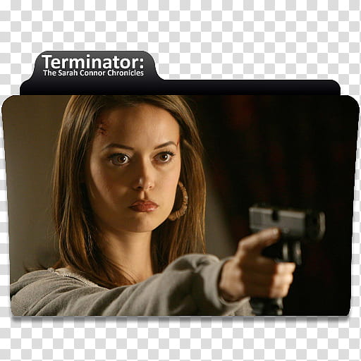 More TV Show folder icons, connor, Terminator The Sarah Connor Chronicles folder transparent background PNG clipart