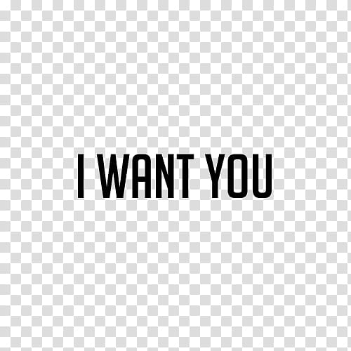 Text , i want you text transparent background PNG clipart