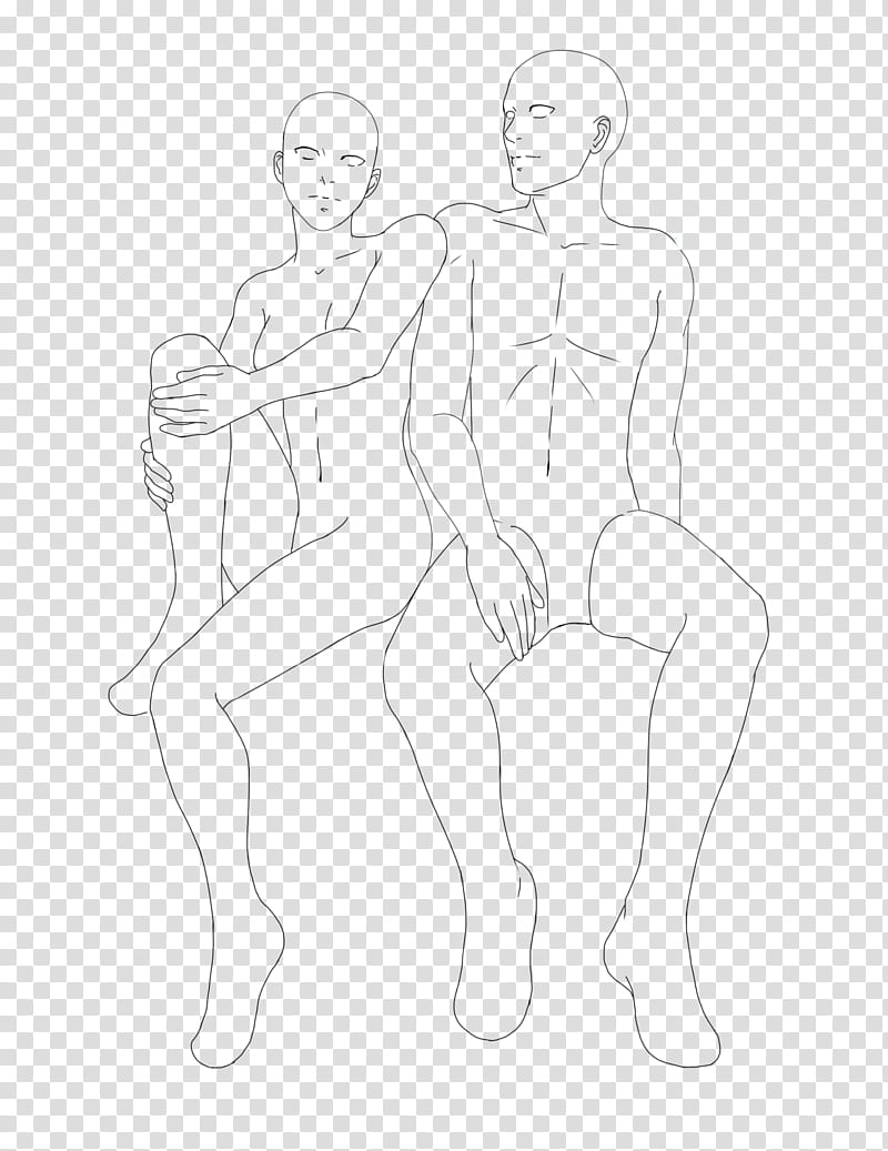 Couple Base , D drawing of an anime couple transparent background PNG  clipart