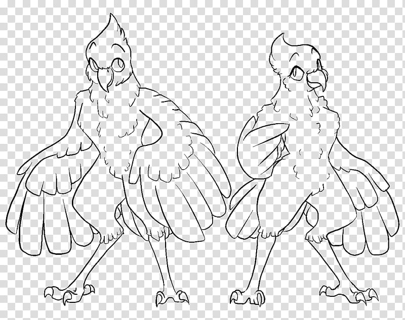 Anthro Cockatoo Base transparent background PNG clipart