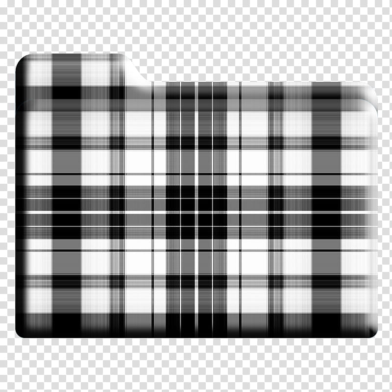 Tartan HD Folder Icons Mac And Windows , .Black And White Tartan Folder transparent background PNG clipart