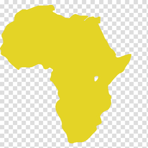 Map, Africa, Blank Map, Yellow transparent background PNG clipart