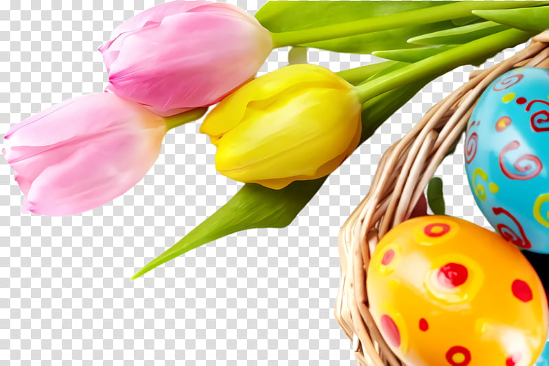 Easter egg, Tulip, Plant, Easter
, Food, Lily Family transparent background PNG clipart