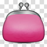 pink kisslock coin purse transparent background PNG clipart