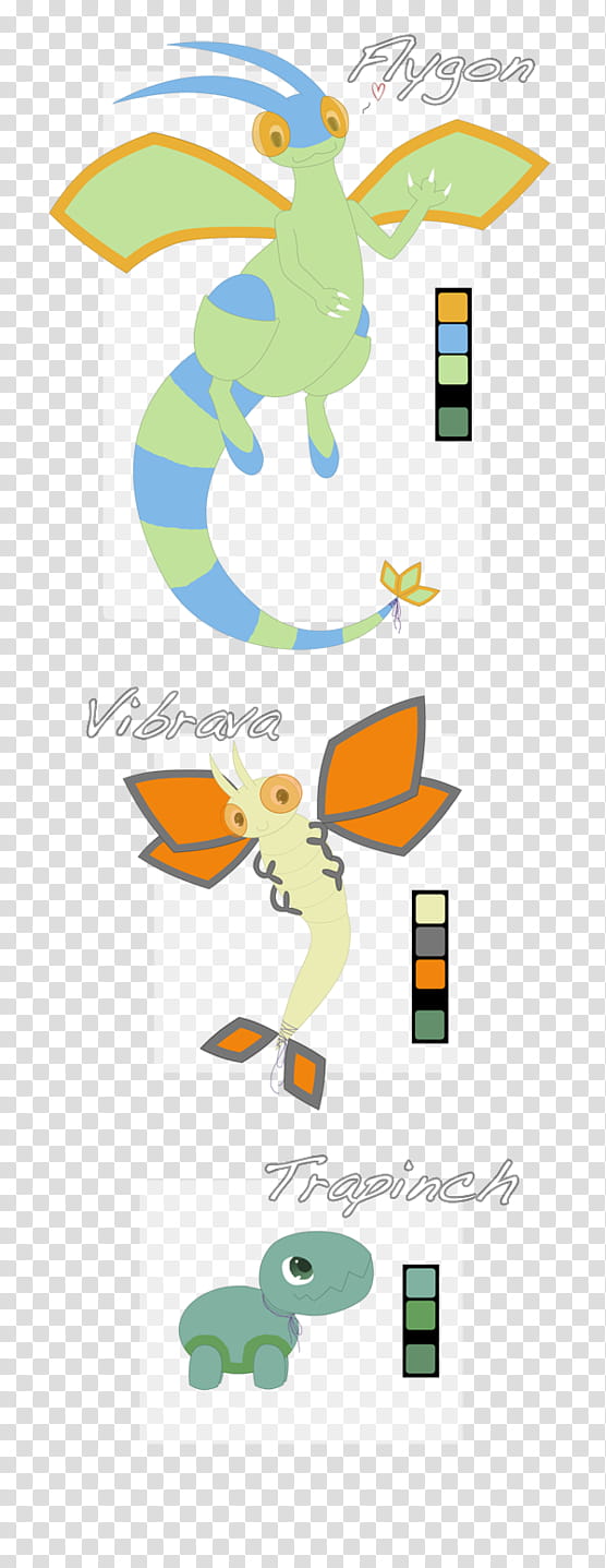 Kaito the Shiny Flygon transparent background PNG clipart