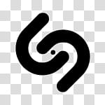Minimal JellyLock, black curve line icon transparent background PNG clipart