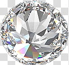 Diamonds Gems, round clear gemstone transparent background PNG clipart