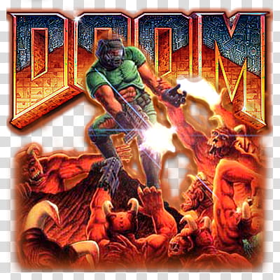 Doom ICON, d transparent background PNG clipart