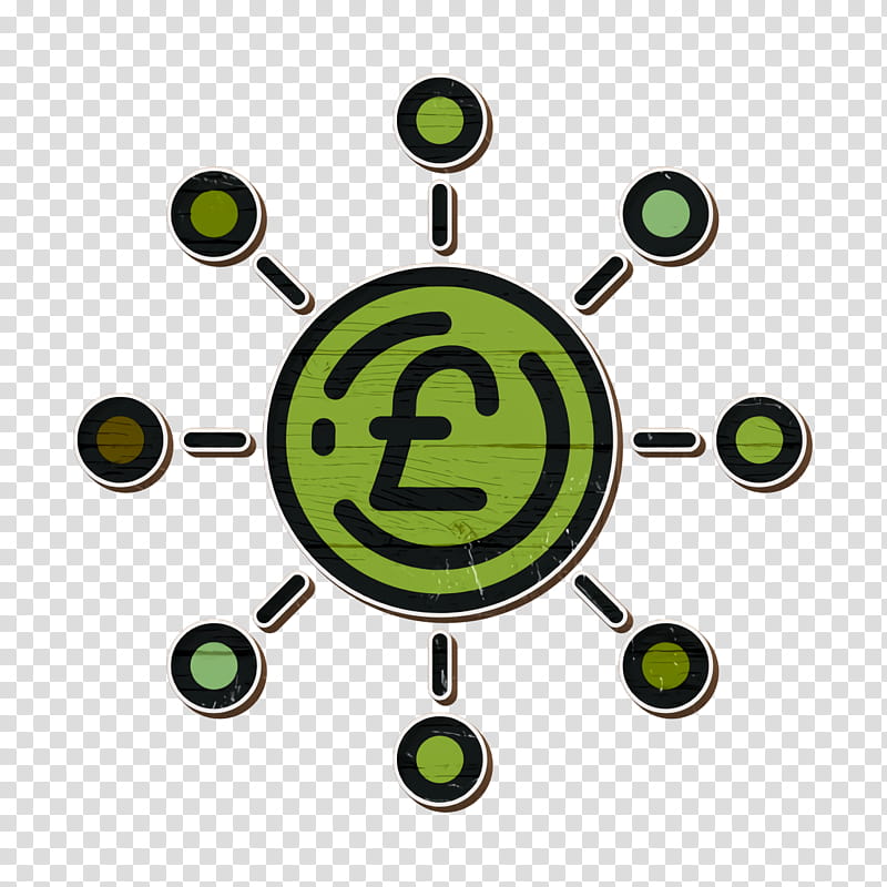 Pound icon Money Funding icon, Green, Circle, Symbol, Logo transparent background PNG clipart