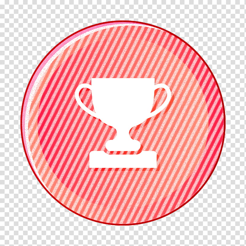 award icon business icon cup icon, Prize Icon, Solution Icon, Trophy Icon, Winner Icon, Red, Line, Circle transparent background PNG clipart