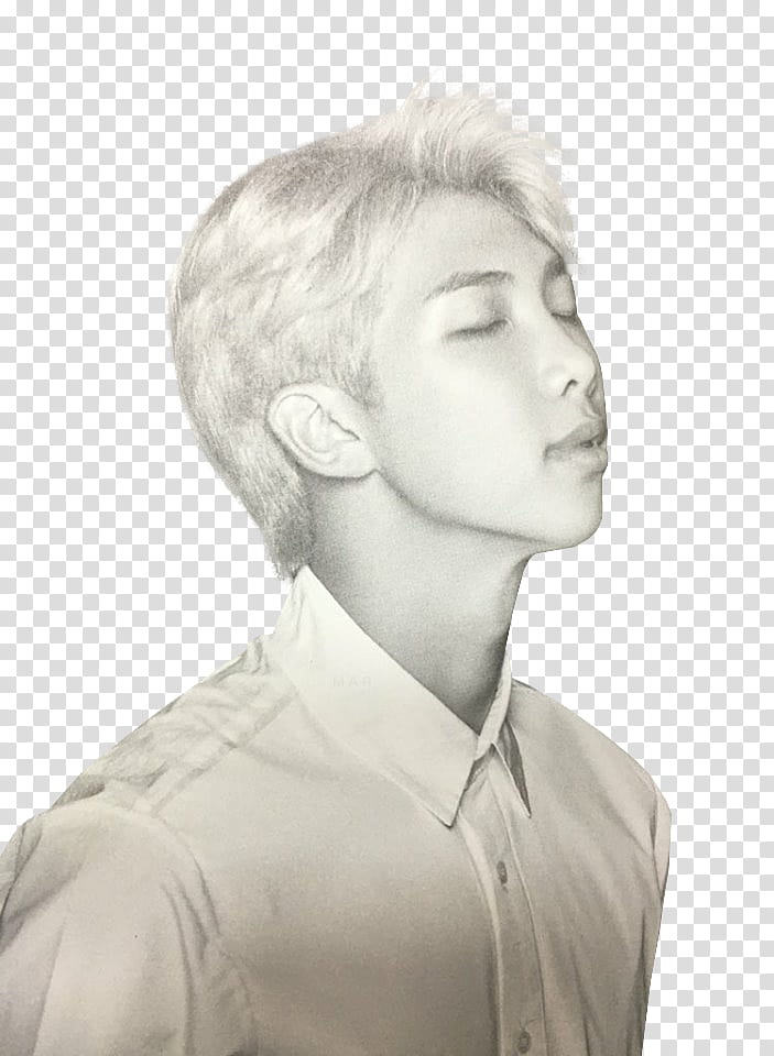 BTS, man wearing dress shirt closing his eyes transparent background PNG clipart