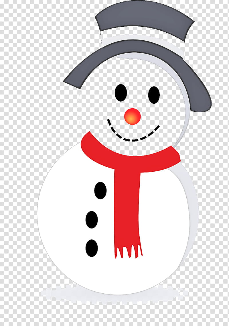 Snowman, Cartoon, Smile transparent background PNG clipart