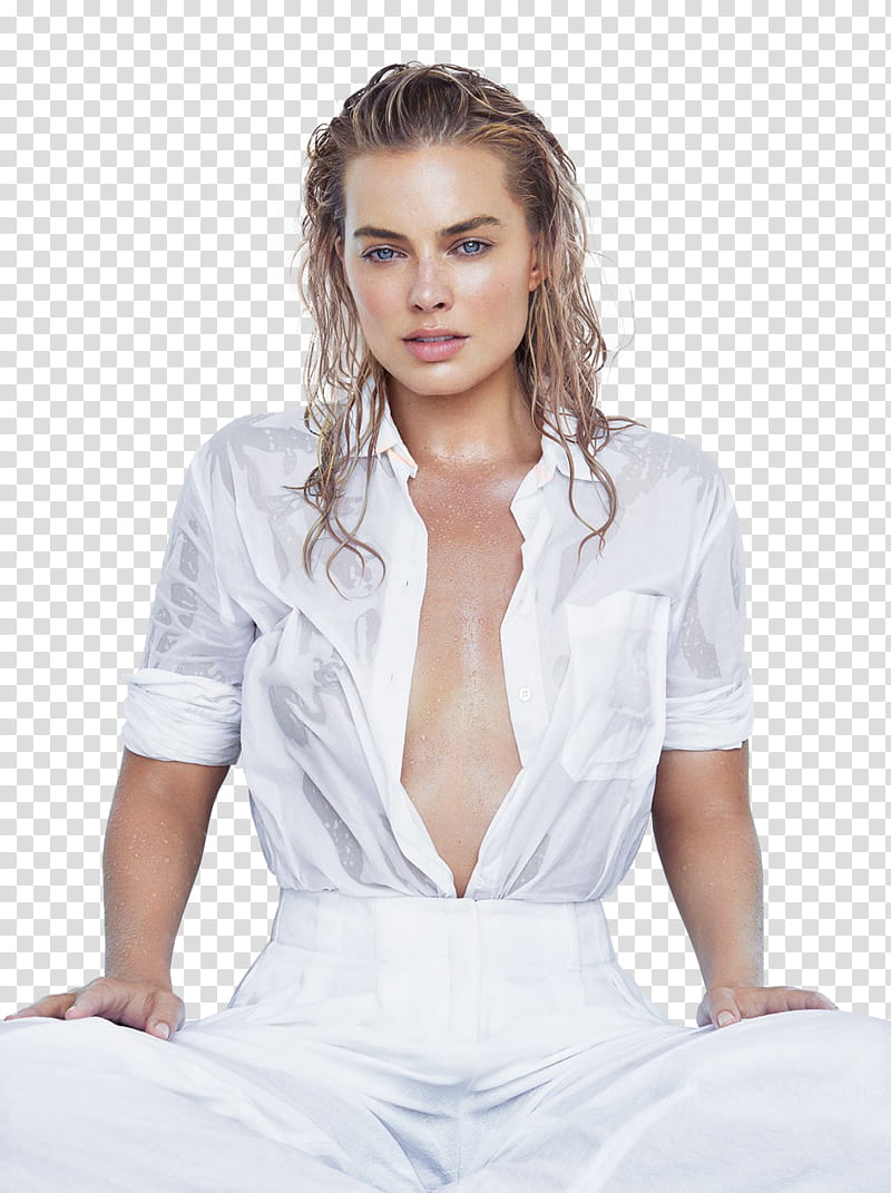 Margot Robbie transparent background PNG clipart