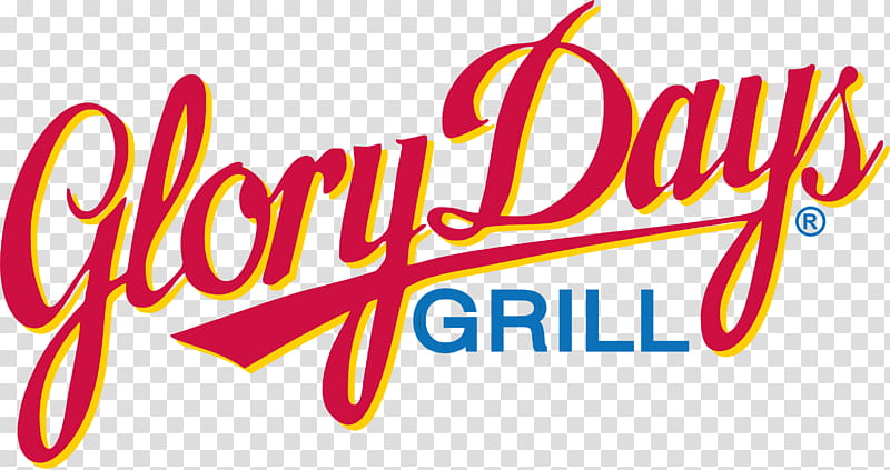 Restaurant Logo, Glory Days Grill, Bar, Text, Line, Area transparent background PNG clipart