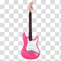 Pink, pink electric guitar transparent background PNG clipart