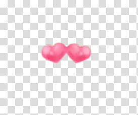 SNAPCHAT , two pink hearts illustration transparent background PNG clipart