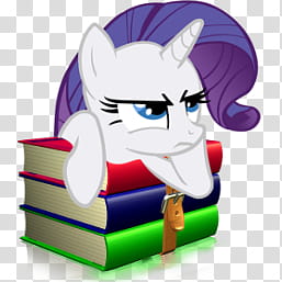 All icons in mac and ico PC formats, zmisc, winRARity (, My Little Pony character on pile of book illustration transparent background PNG clipart
