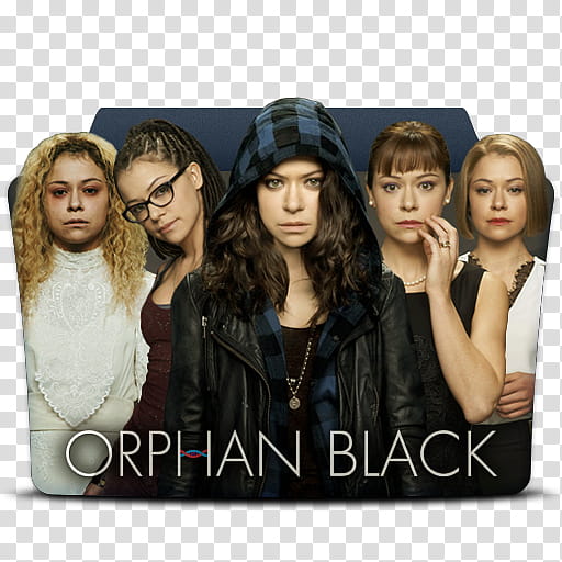 TV Series Folder Icons COMPLETE COLLECTION, orphan_black transparent background PNG clipart