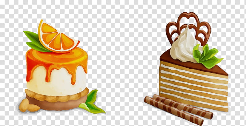 food cake decorating supply cake dessert garnish, Watercolor, Paint, Wet Ink, Cuisine, Dish, Icing, Baked Goods transparent background PNG clipart