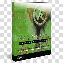 DVD Game Icons v, Half Life, Opposing Force, Half-Life Oppsoing Force game box transparent background PNG clipart