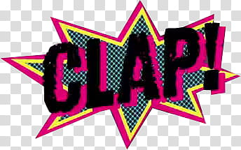 CLAP! logo transparent background PNG clipart