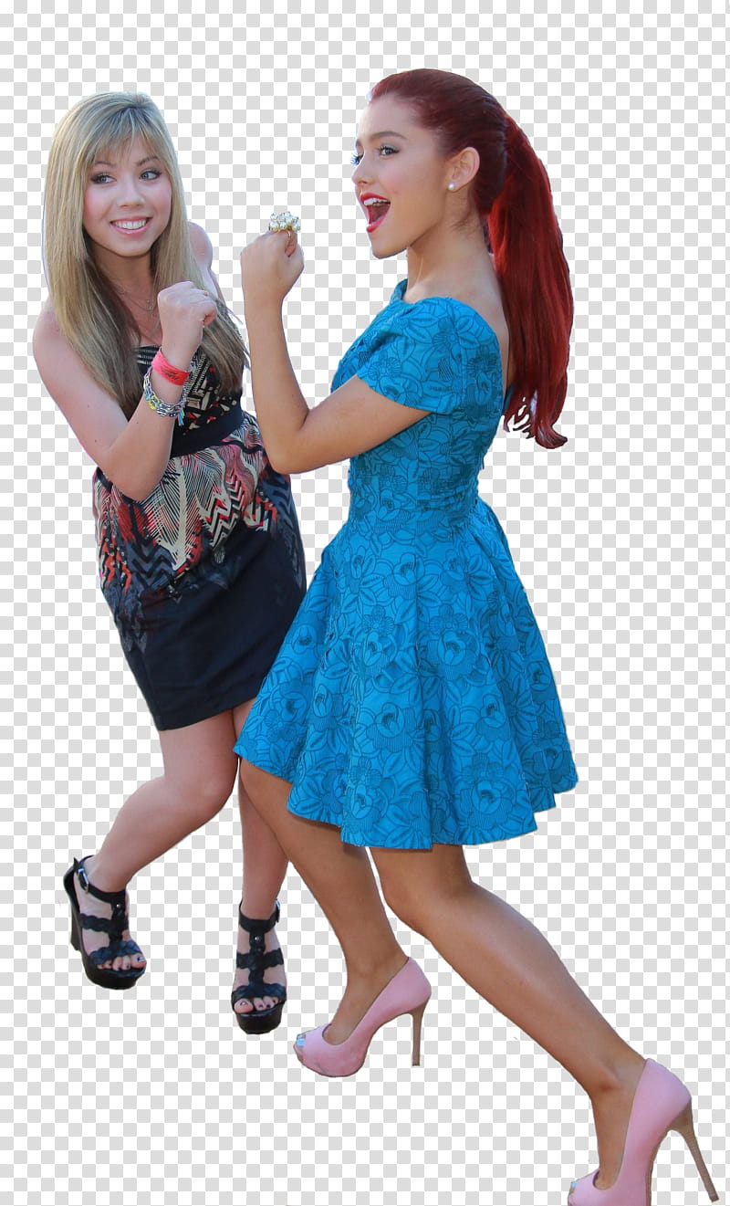 Ariana Grande Jennette McCurdy transparent background PNG clipart