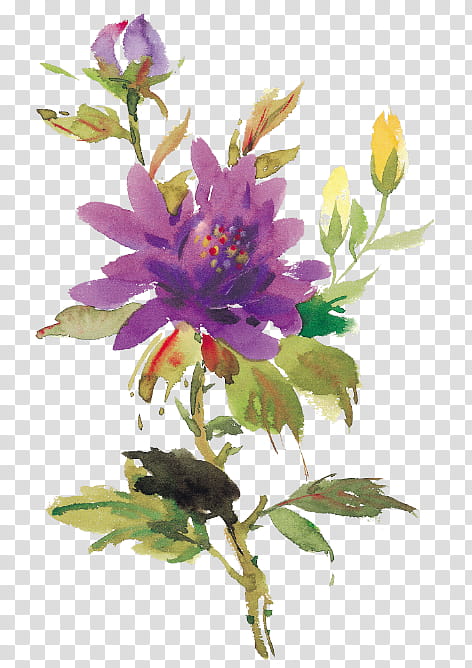 Like a Flower  a Tree, purple flower in bloom illustration transparent background PNG clipart